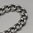 Circa 1890 British Antique Sterling Silver Albert Chain 25g Sterling Silver Compass Fob